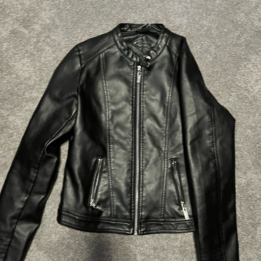 Girls leather jacket